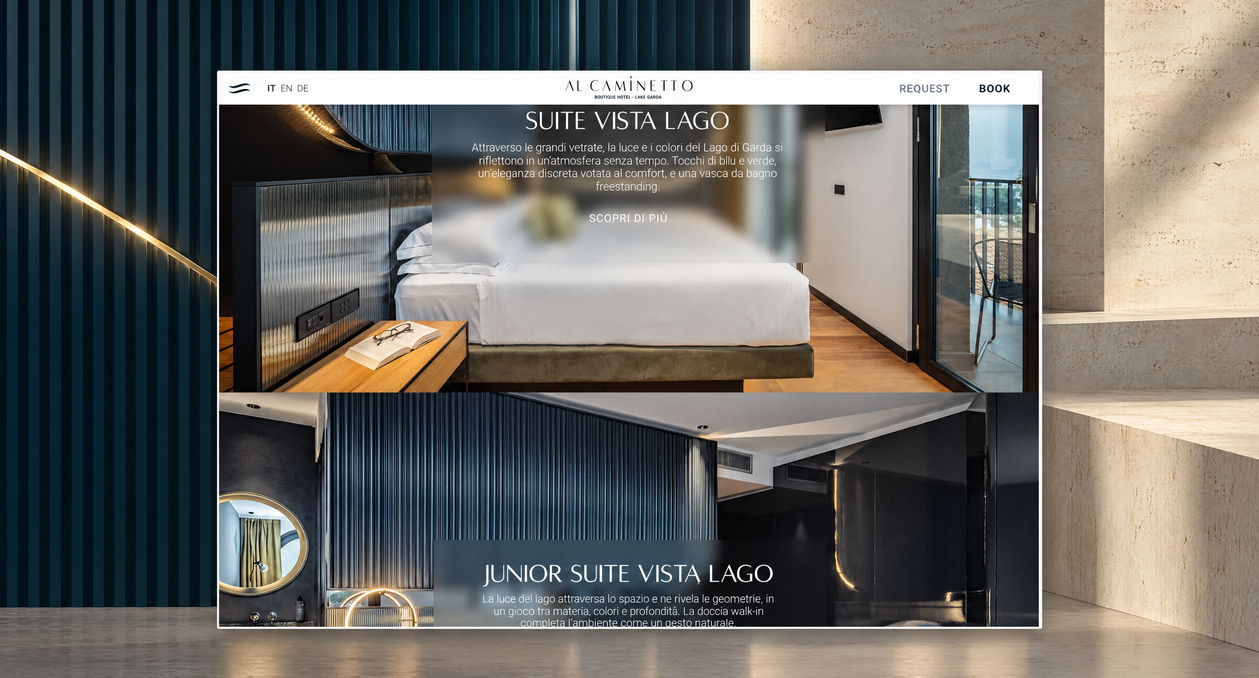 Al Caminetto: progetto di design sul Lago di Garda